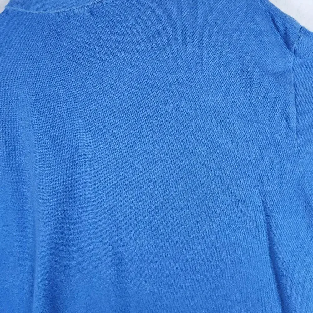 Polo Ralph Lauren Blue Short Sleeve Polo Shirt Size XL‎ Yellow Pony
